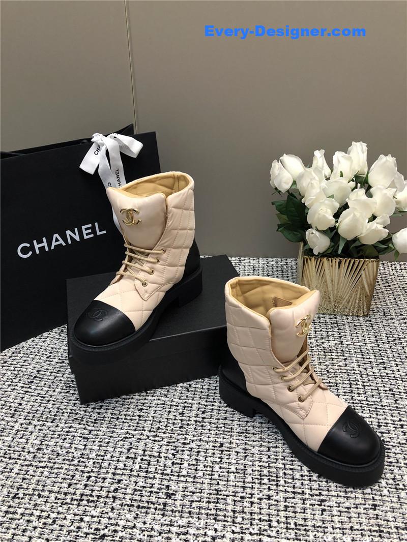 CC new diamond thick-soled short boots