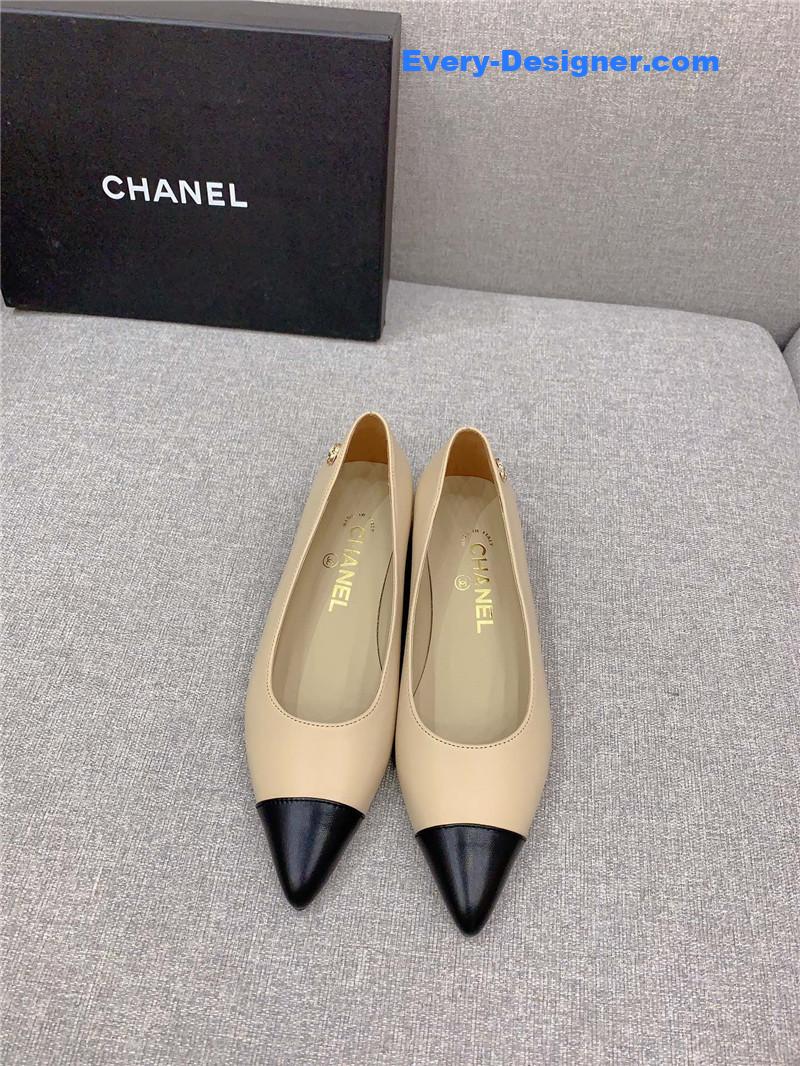 CC new pointed toe flat shoes
