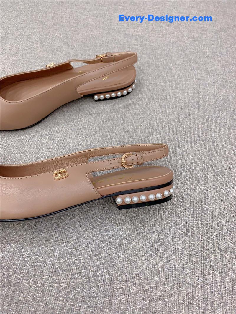 CC new pointed toe flat shoes