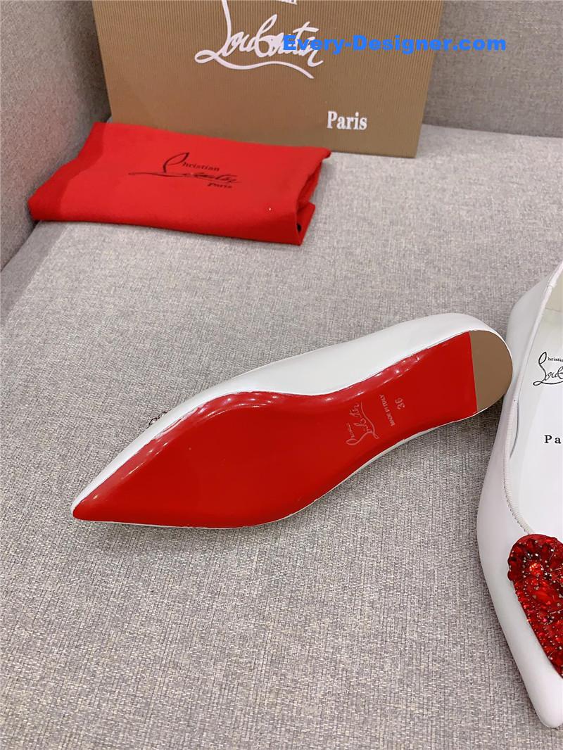 Chr1st1an louboutin heart ruby red high heels