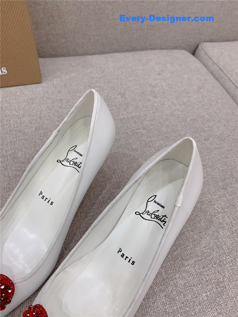 Chr1st1an louboutin heart ruby red high heels