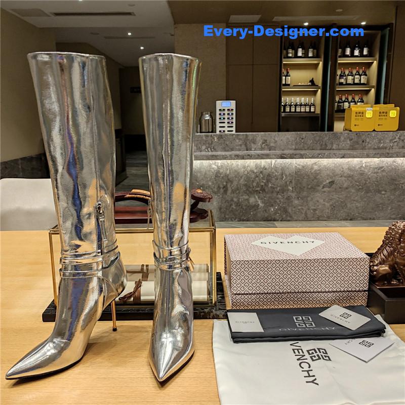 Givenchy stiletto high heel sexy pointed toe boots