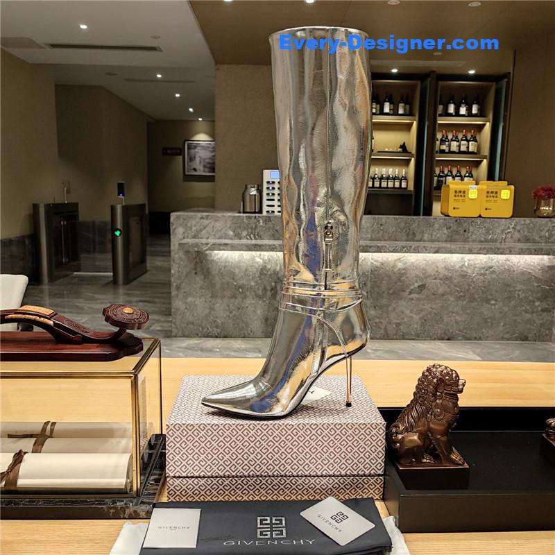 Givenchy stiletto high heel sexy pointed toe boots