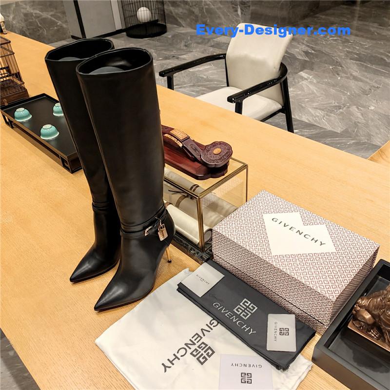 Givenchy stiletto high heel sexy pointed toe boots