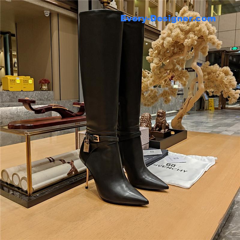 Givenchy stiletto high heel sexy pointed toe boots