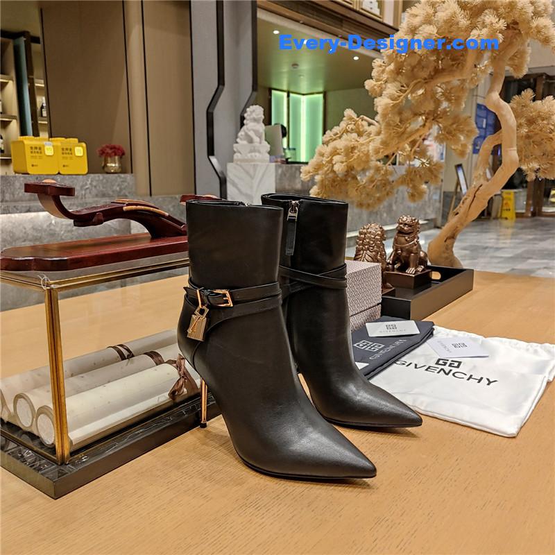 Givenchy stiletto high heel sexy pointed toe boots