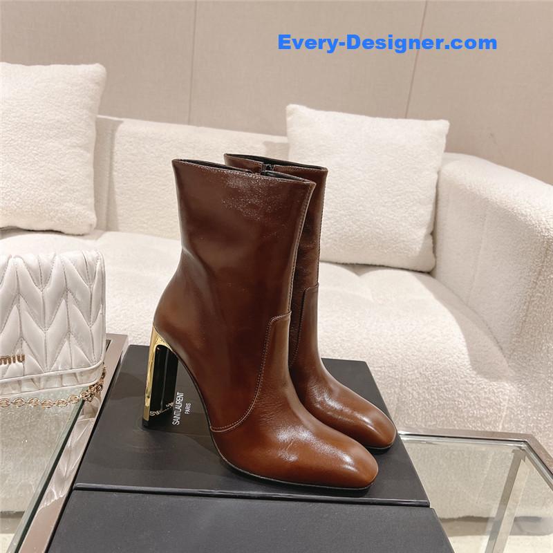 Y51 new side pull short naked boots