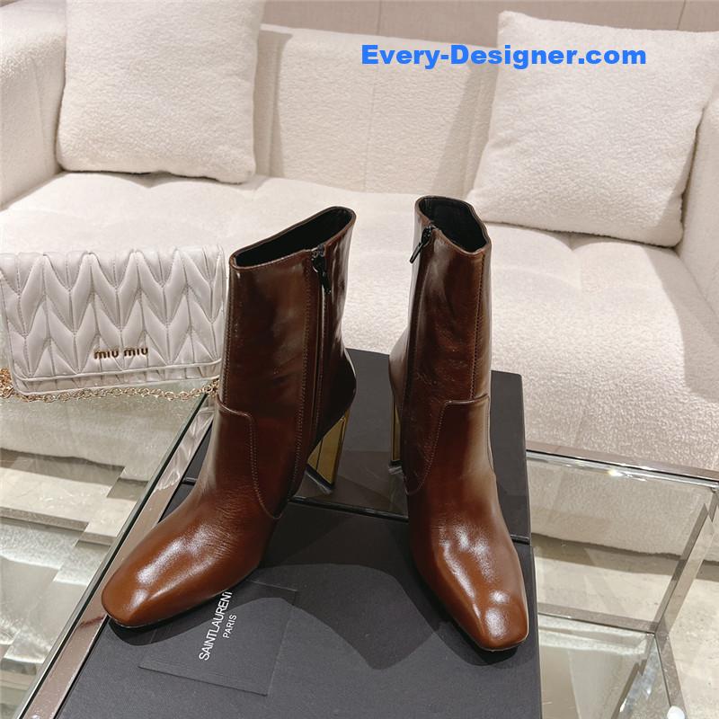 Y51 new side pull short naked boots