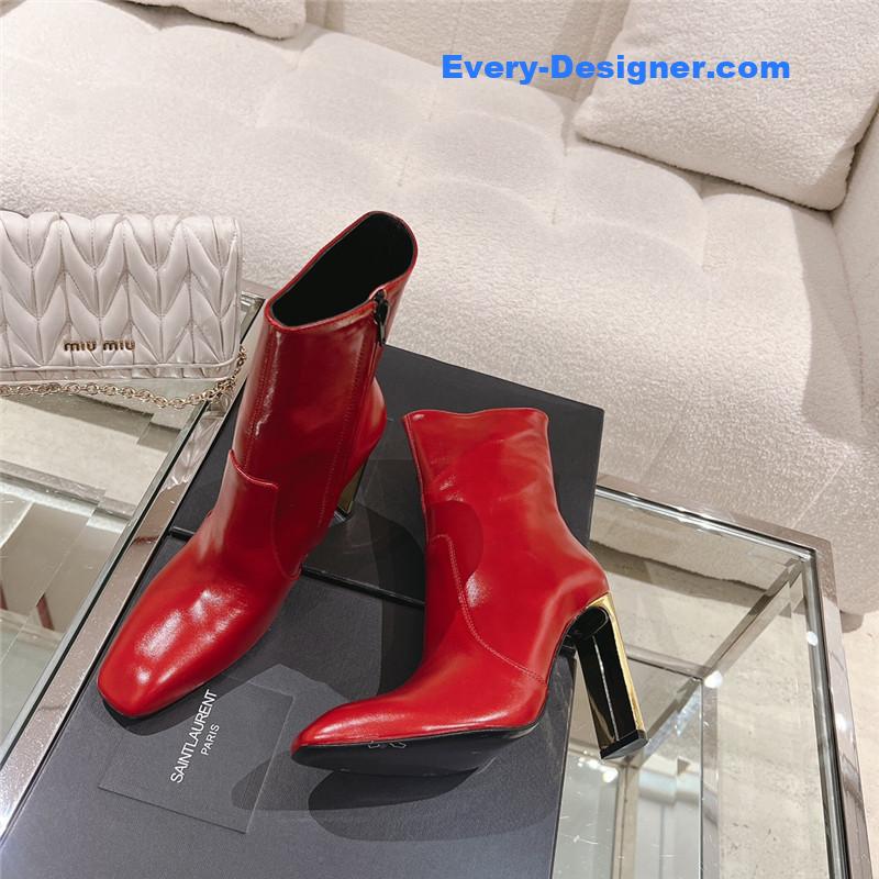 Y51 new side pull short naked boots