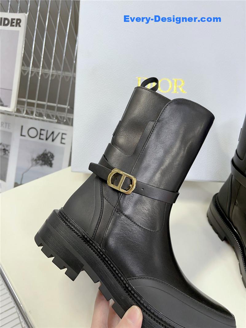 D10r autumn and winter catwalk style mid-calf boots