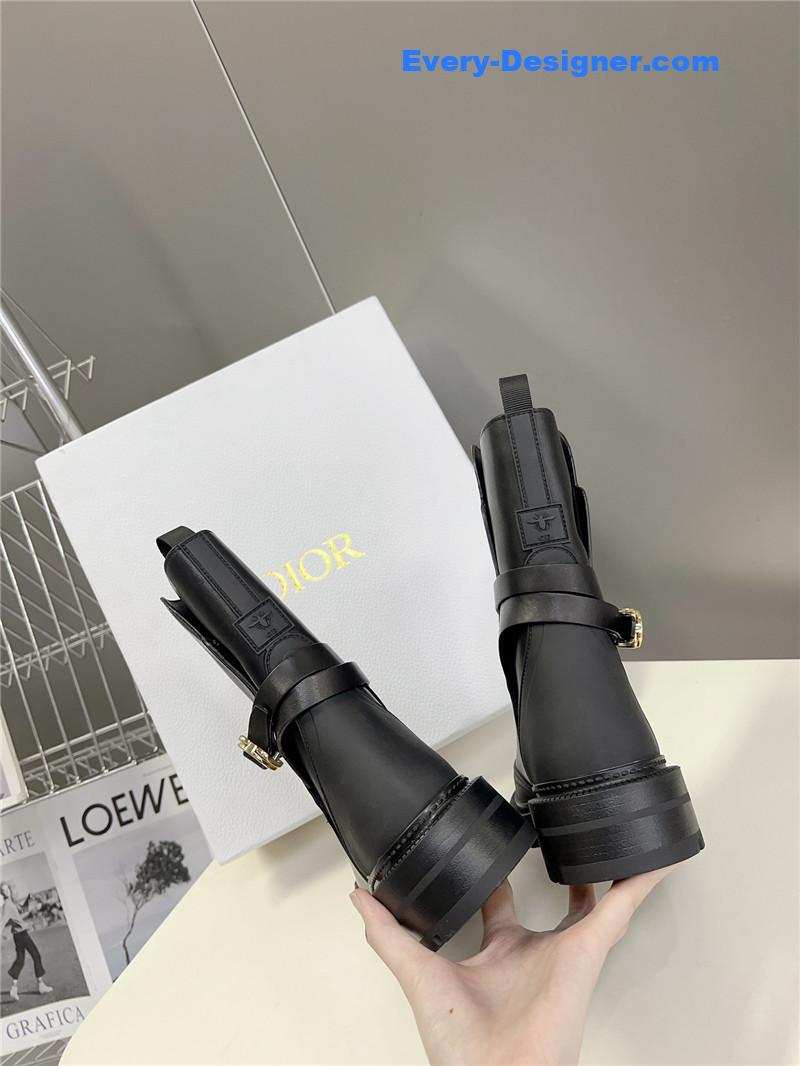 D10r autumn and winter catwalk style mid-calf boots