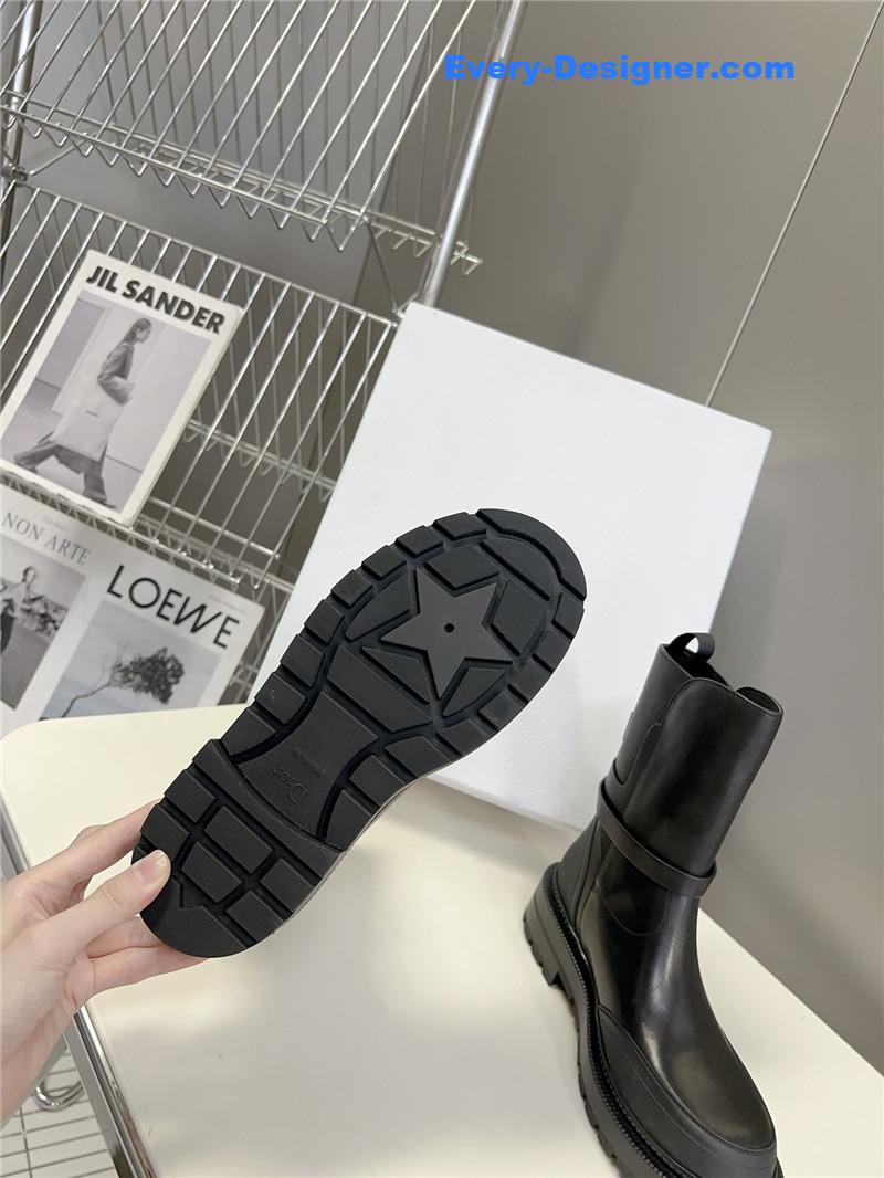 D10r autumn and winter catwalk style mid-calf boots