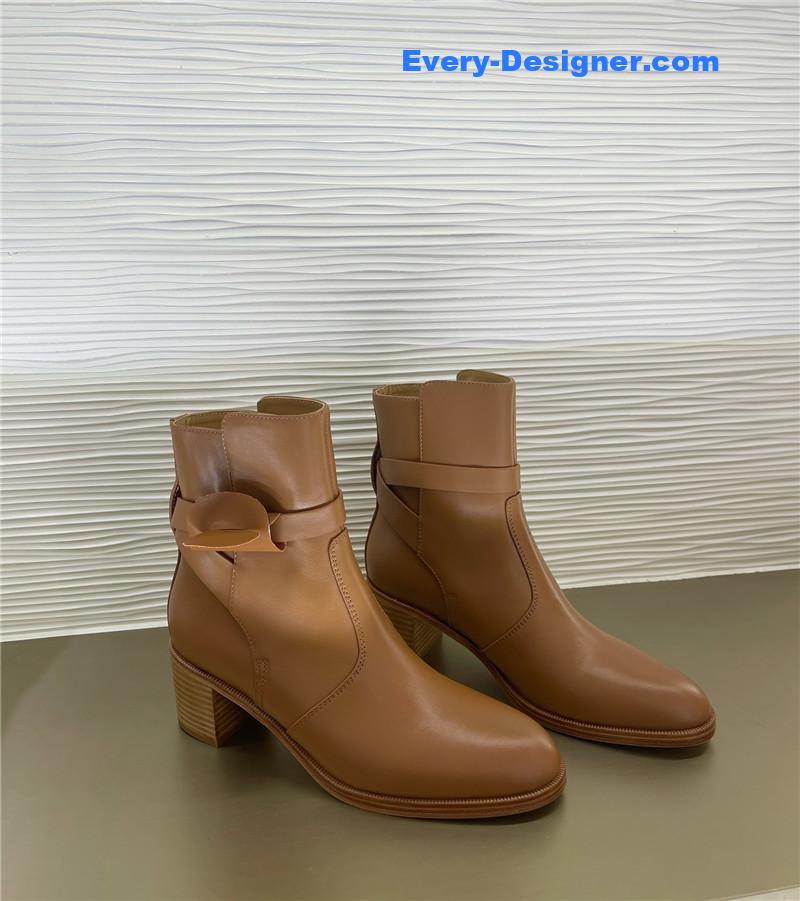 Hermes new classic Kelly buckle leather boots