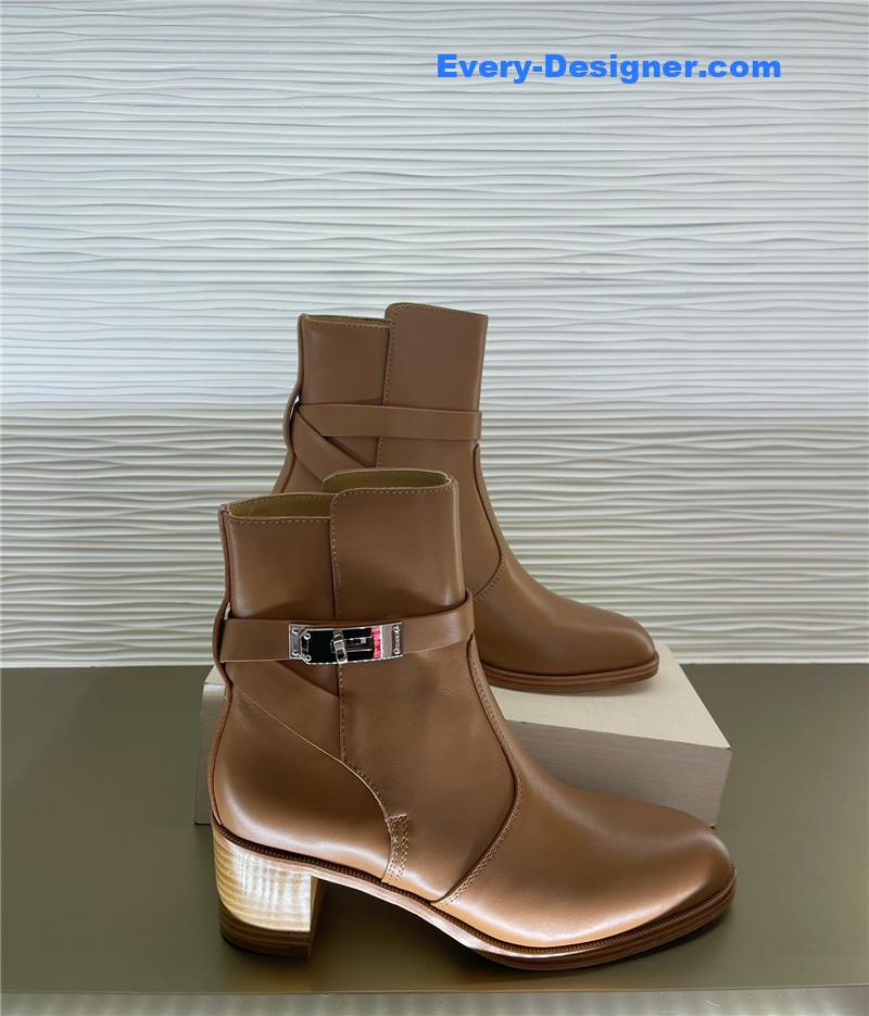 H**me5 new classic kelly buckle leather boots