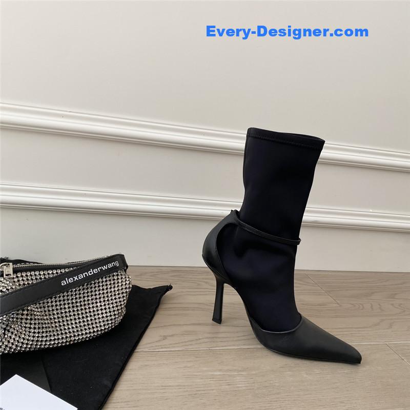 A1exa*der wang new spliced high heel boots