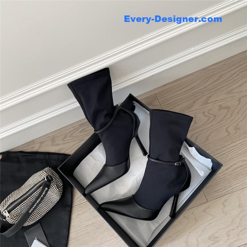 A1exa*der wang new spliced high heel boots