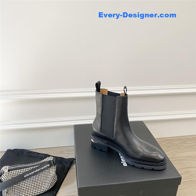 A1exa*der wang square toe small square toe chelsea short boots