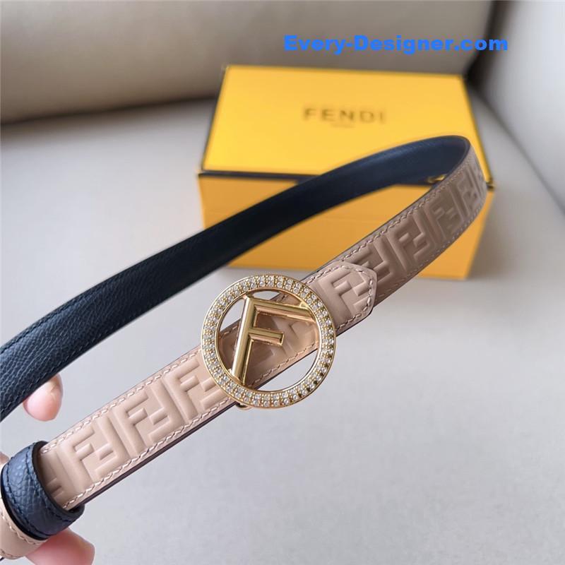 F**di 2.0cm reversible belt