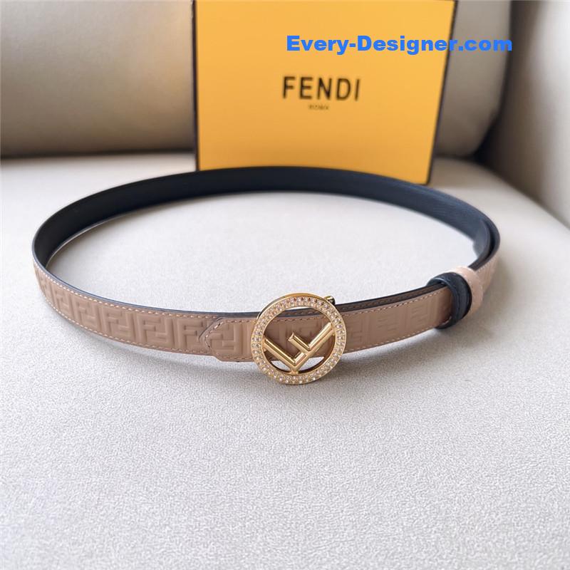 fendi 2.0Cm reversible belt