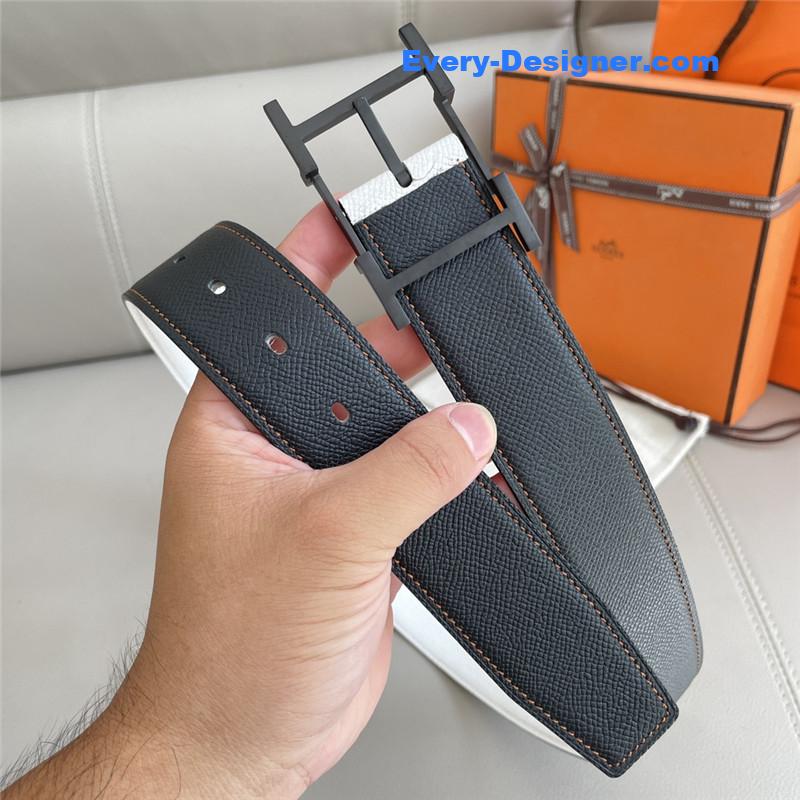 H**me5 classic double-sided pebbled belt