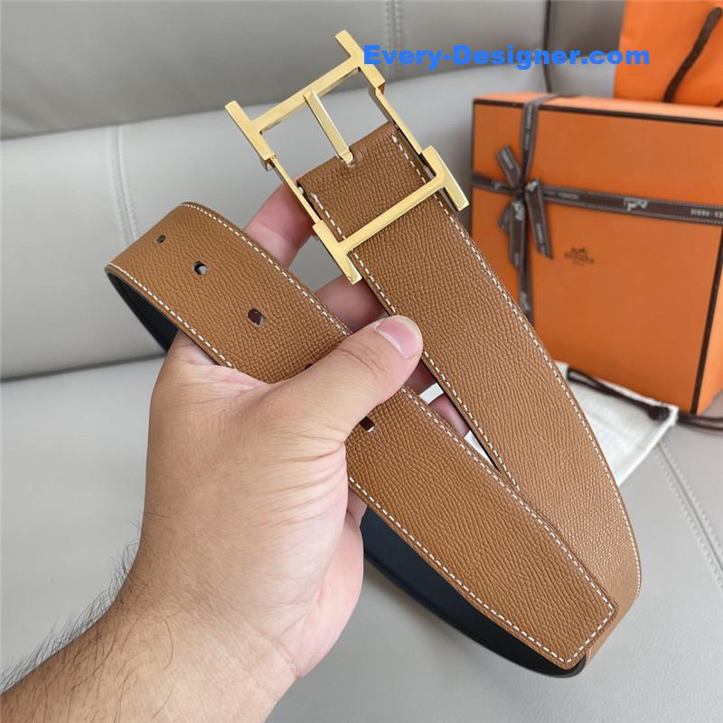 H**me5 classic double-sided pebbled belt