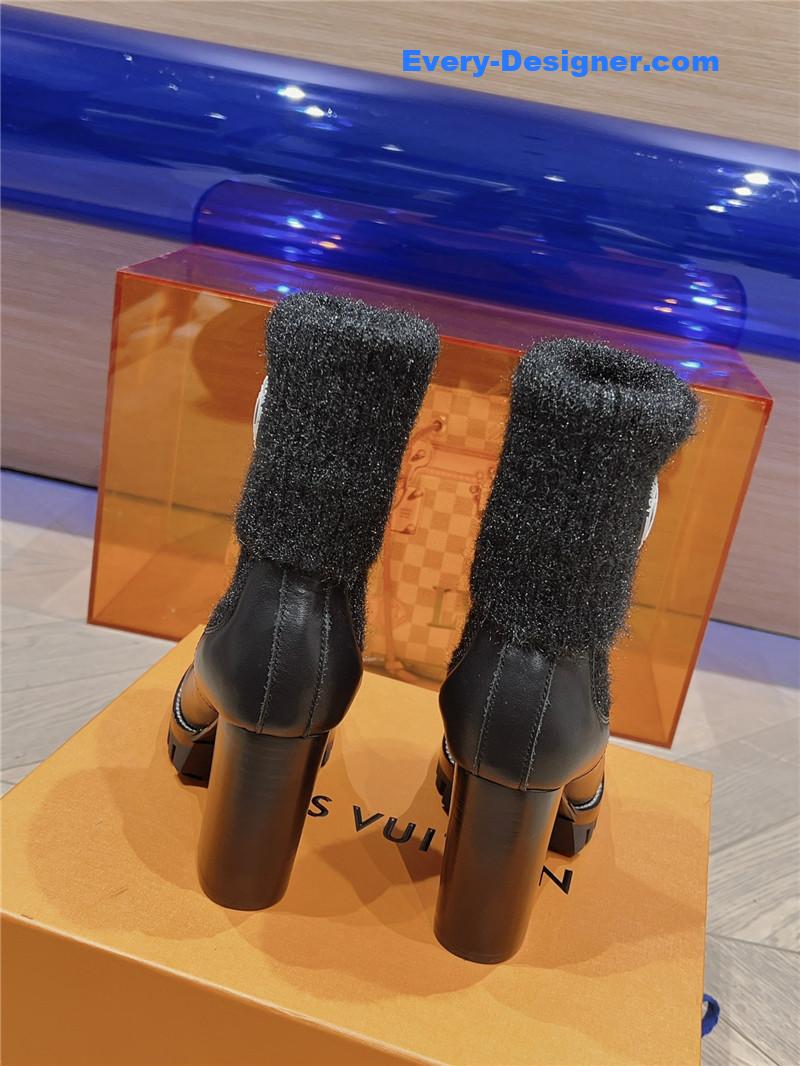 l0vis Vvtt0n lv new wool high heel boots