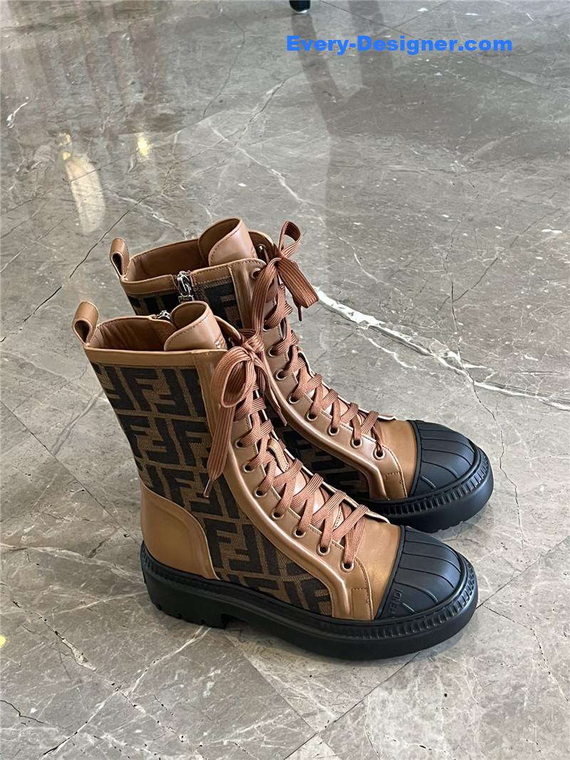 F**di domino motorcycle boots