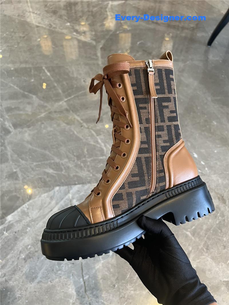 F**di domino motorcycle boots