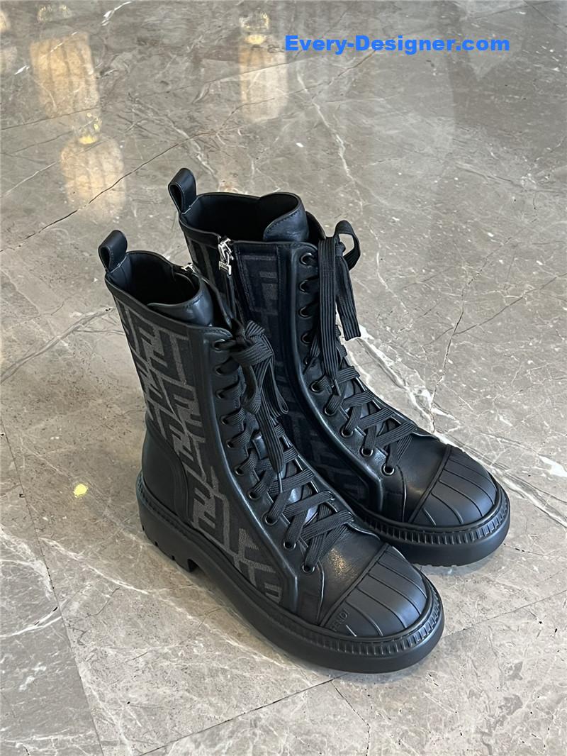F**di domino motorcycle boots