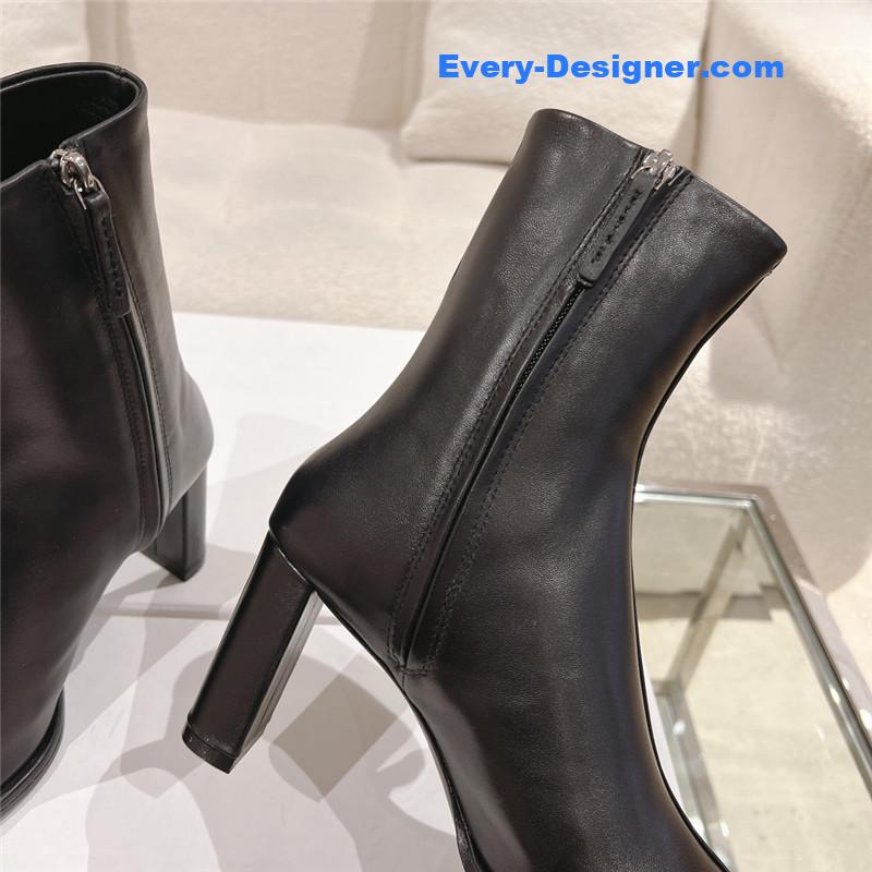 the row new autumn and winter side pull high heel boots