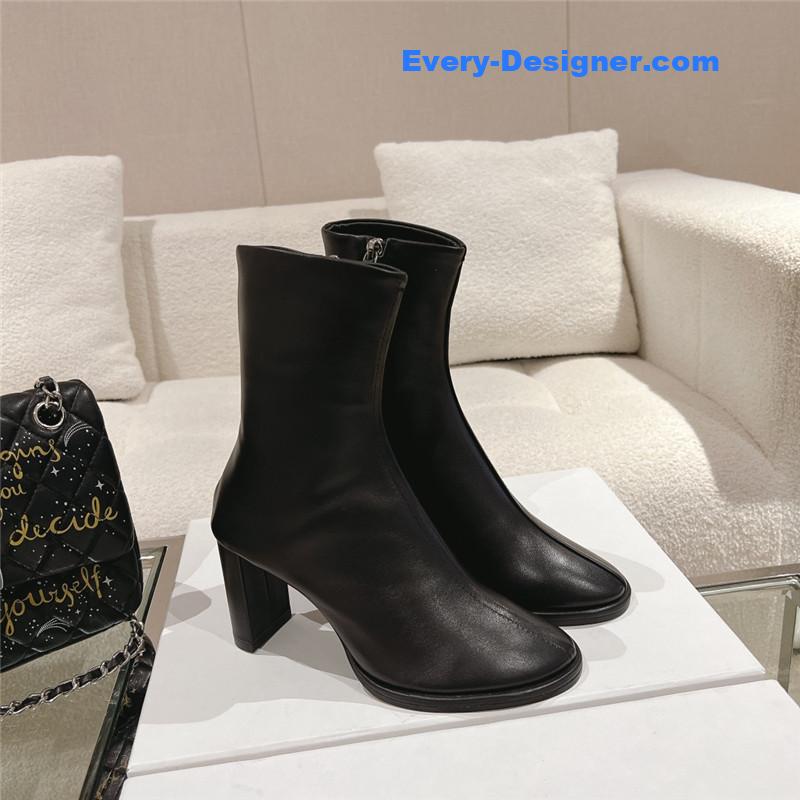 the row new autumn and winter side pull high heel boots