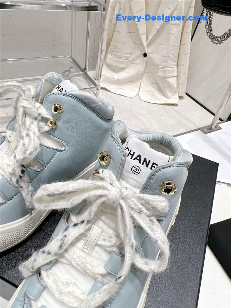 CC sports lace-up thick-soled women’s boots