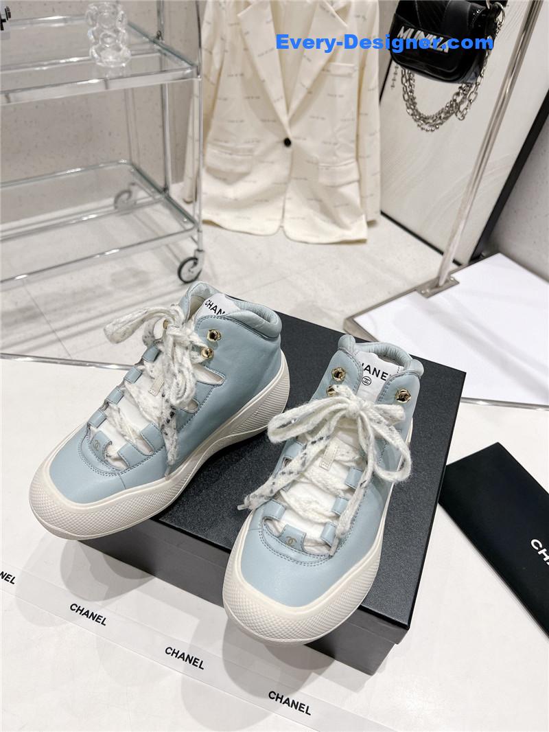 CC sports lace-up thick-soled women’s boots