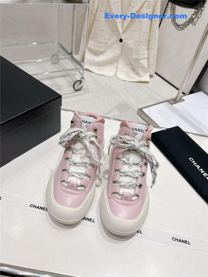 CC sports lace-up thick-soled women’s boots