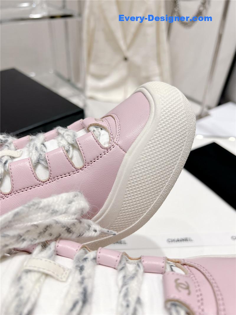 CC sports lace-up thick-soled women’s boots