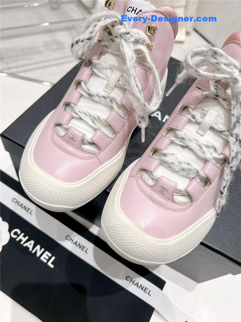 CC sports lace-up thick-soled women’s boots