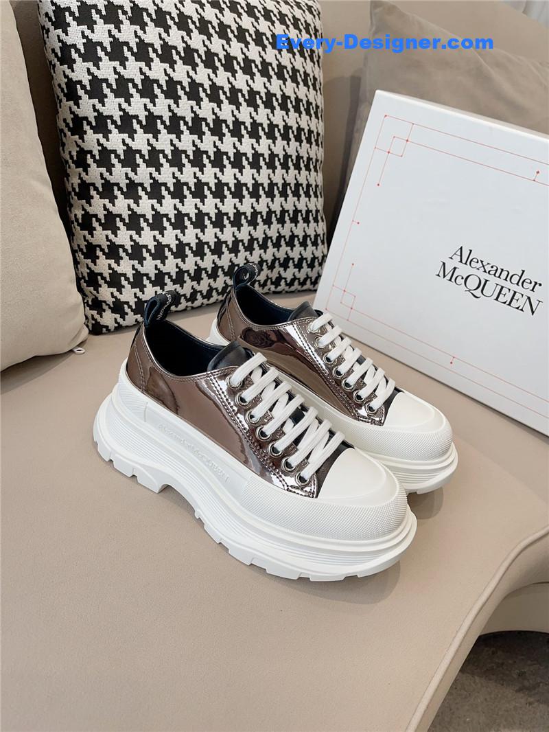 a1exa*der Mcqv*en new canvas series thick-soled dad shoes