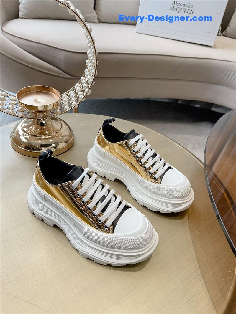 Alexander mcqueen new canvas series thick-soled dad shoes