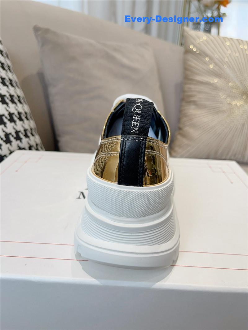 a1exa*der Mcqv*en new canvas series thick-soled dad shoes