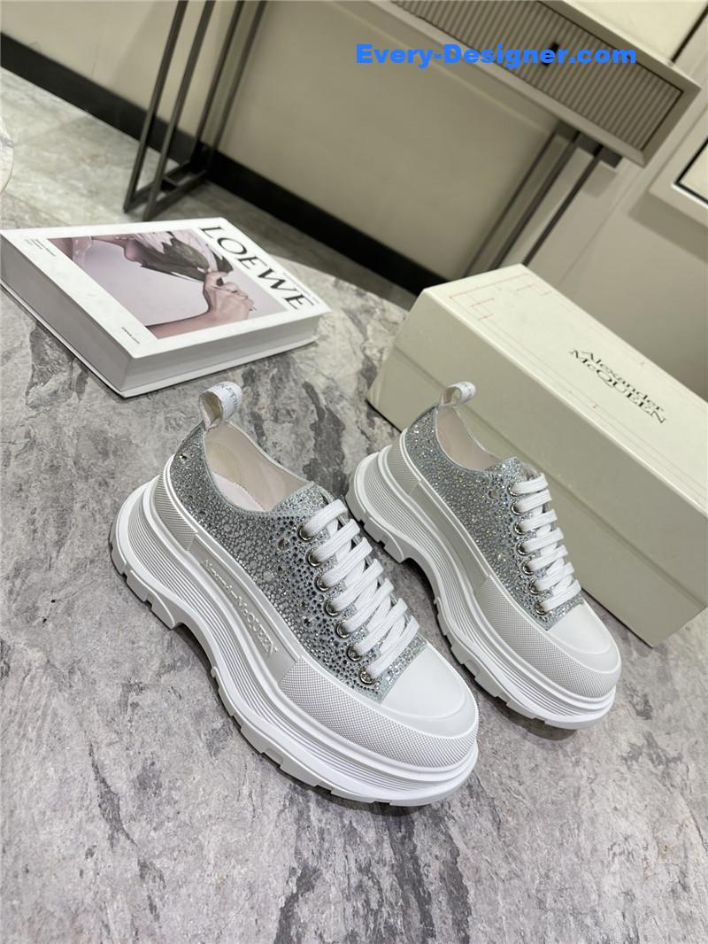 Alexander mcqueen new canvas series thick-soled dad shoes