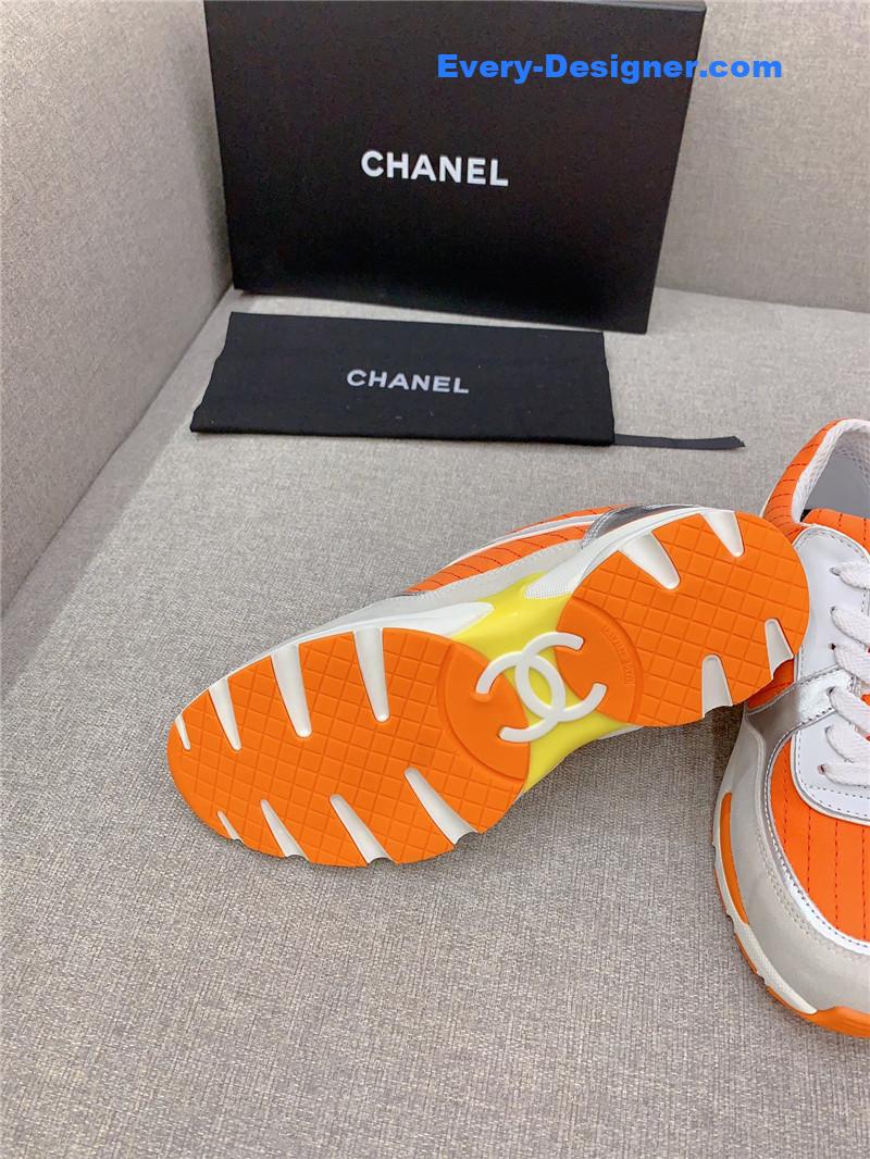 Ch**el new color block sneakers