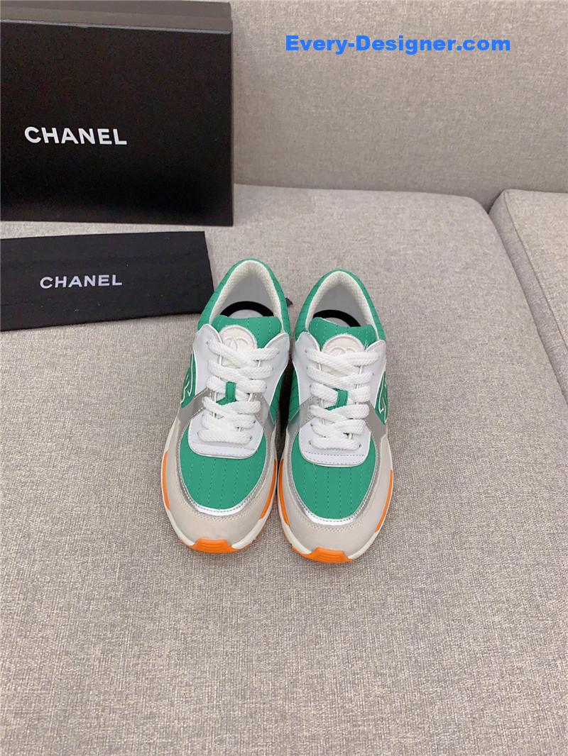 Ch**el new color block sneakers