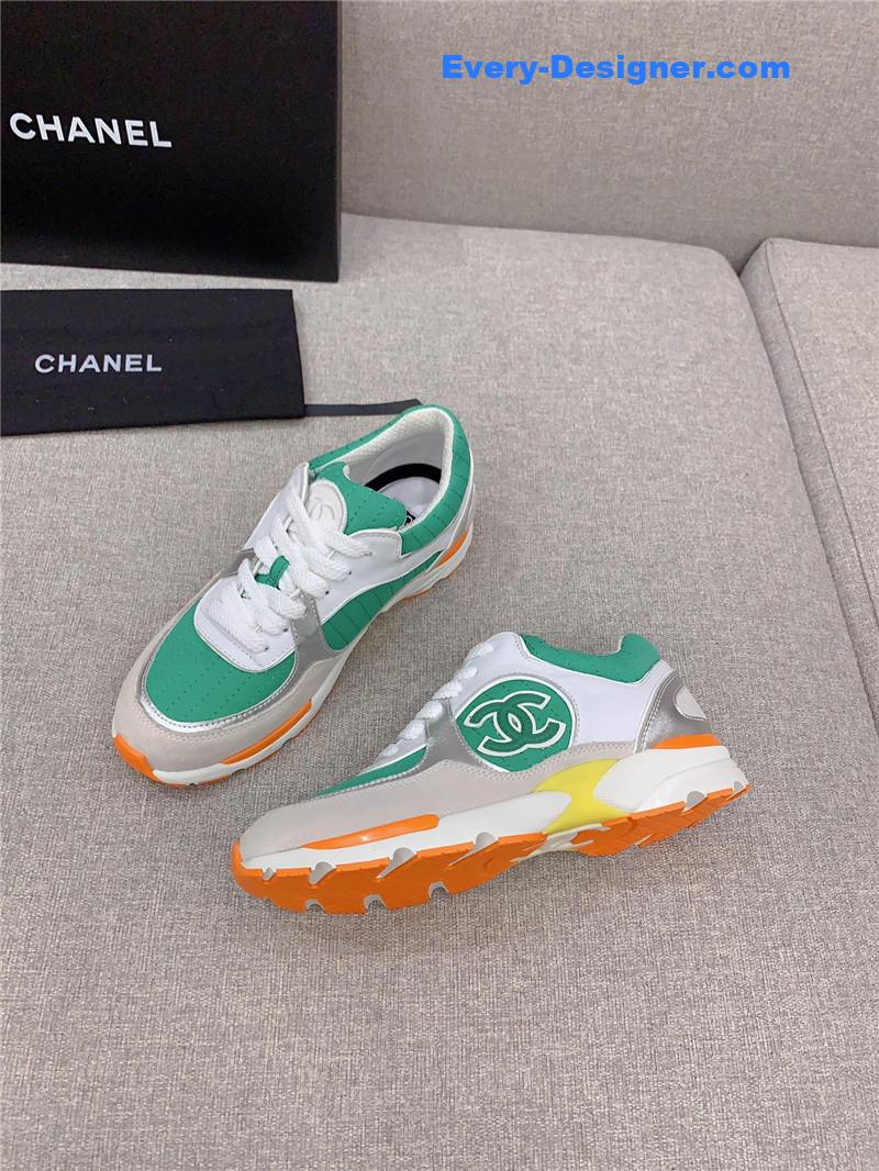Ch**el new color block sneakers
