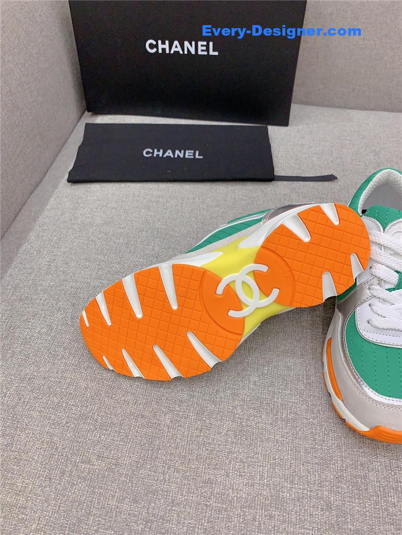 Ch**el new color block sneakers