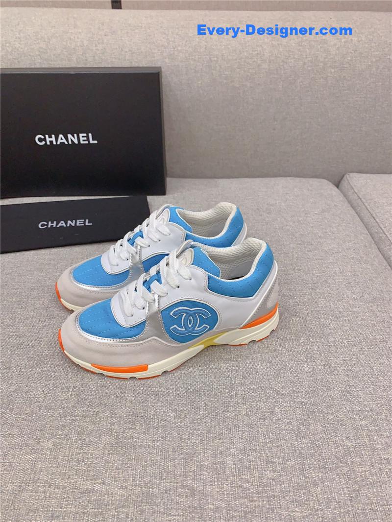 Ch**el new color block sneakers