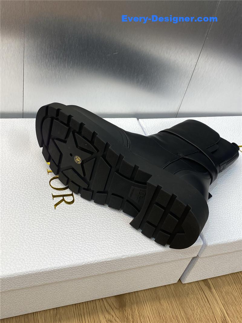 D10r cd letter logo hardware buckle motorcycle boots