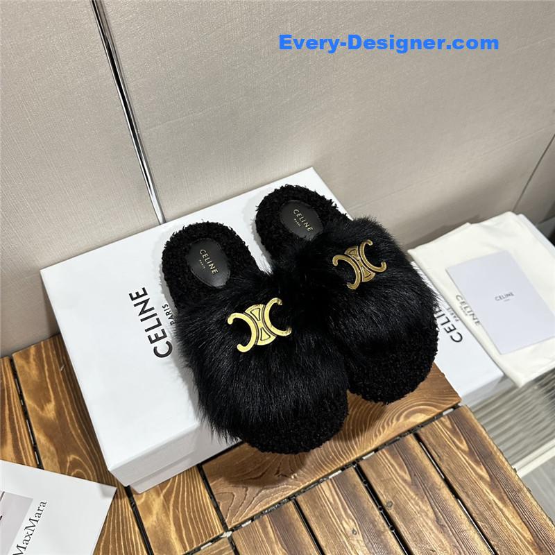 Ce1i*e new autumn and winter wool slippers
