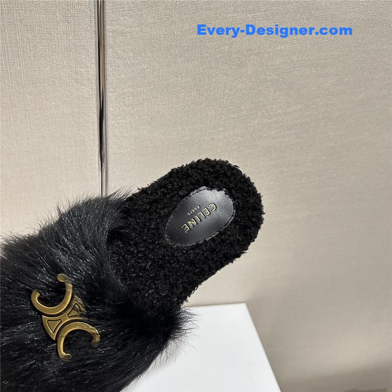 Ce1i*e new autumn and winter wool slippers