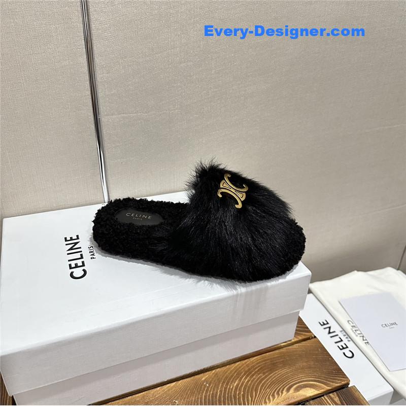 Ce1i*e new autumn and winter wool slippers