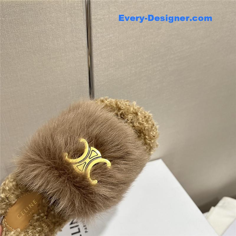 Ce1i*e new autumn and winter wool slippers